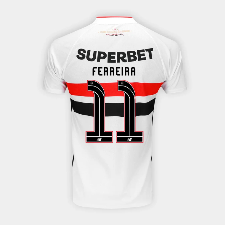 São Paulo FC Home FERREIRA 11 Jersey 26-27