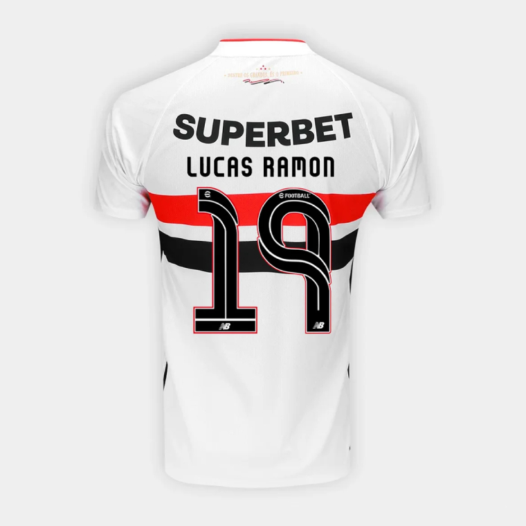 São Paulo FC Home LUCAS RAMON 19 Jersey 26-27
