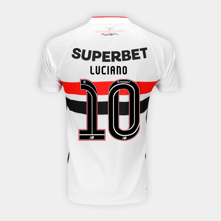 São Paulo FC Home LUCIANO 10 Jersey 26-27
