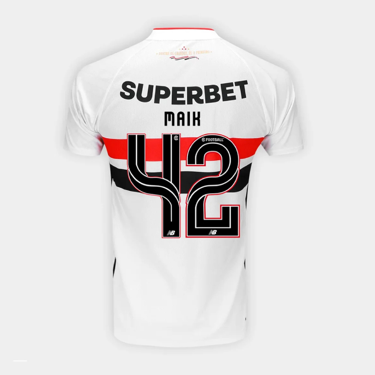 São Paulo FC Home MAIK 42 Jersey 26-27