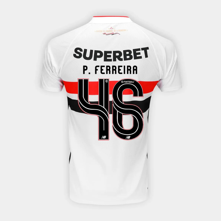 São Paulo FC Home P. FERREIRA 46 Jersey 26-27