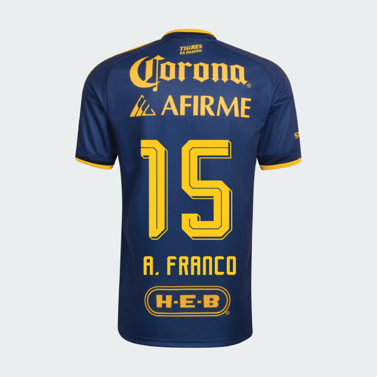 Tigres UANL Away A. FRANCO 15 Jersey 26-27