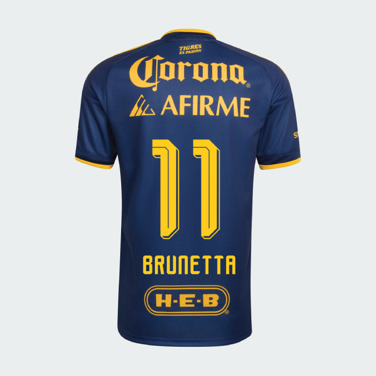 Tigres UANL Away BRUNETTA 11 Jersey 26-27