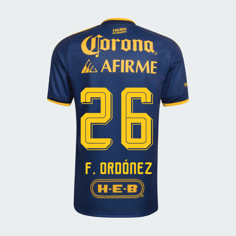 Tigres UANL Away F. ORDÓÑEZ 26 Jersey 26-27