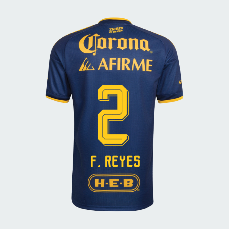 Tigres UANL Away F. REYES 2 Jersey 26-27