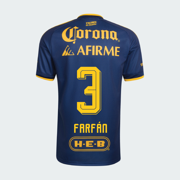 Tigres UANL Away FARFÁN 3 Jersey 26-27