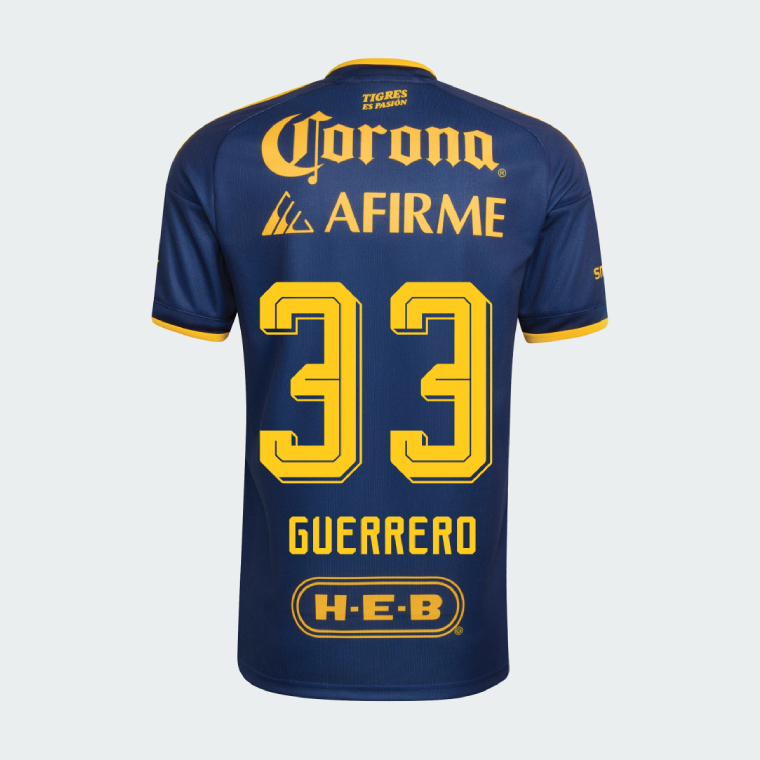 Tigres UANL Away GUERRERO 33 Jersey 26-27