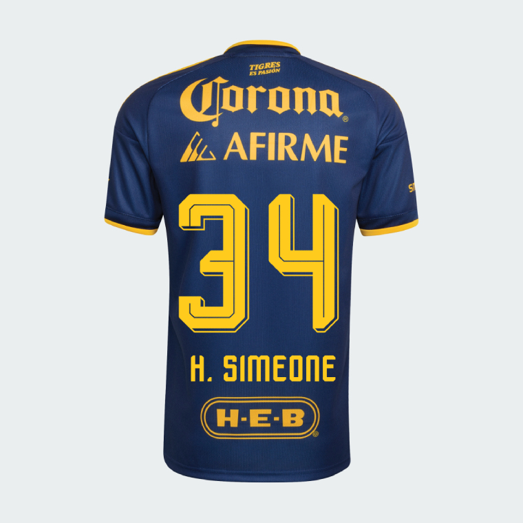 Tigres UANL Away H. SIMEONE 34 Jersey 26-27