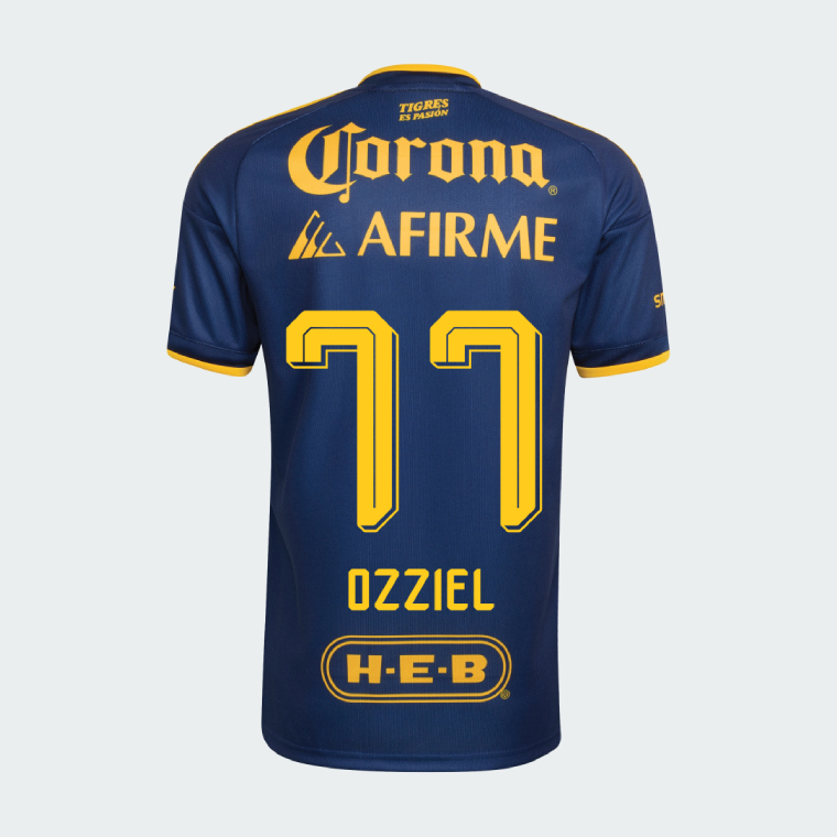 Tigres UANL Away OZZIEL 77 Jersey 26-27