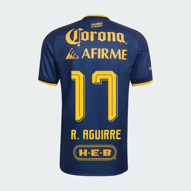Tigres UANL Away R. AGUIRRE 17 Jersey 26-27