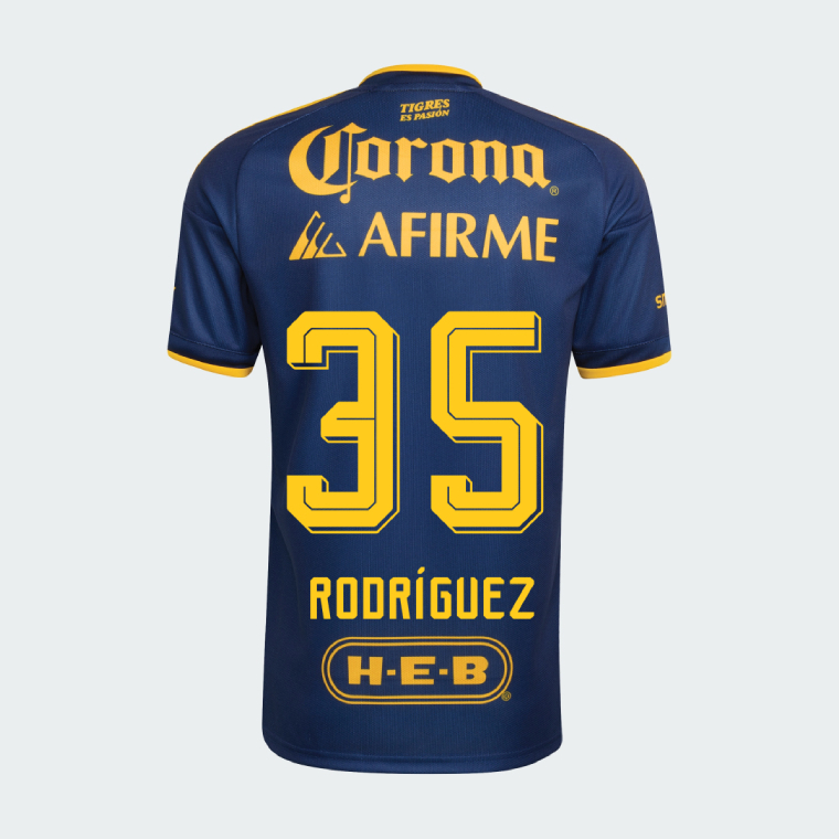 Tigres UANL Away RODRÍGUEZ 35 Jersey 26-27