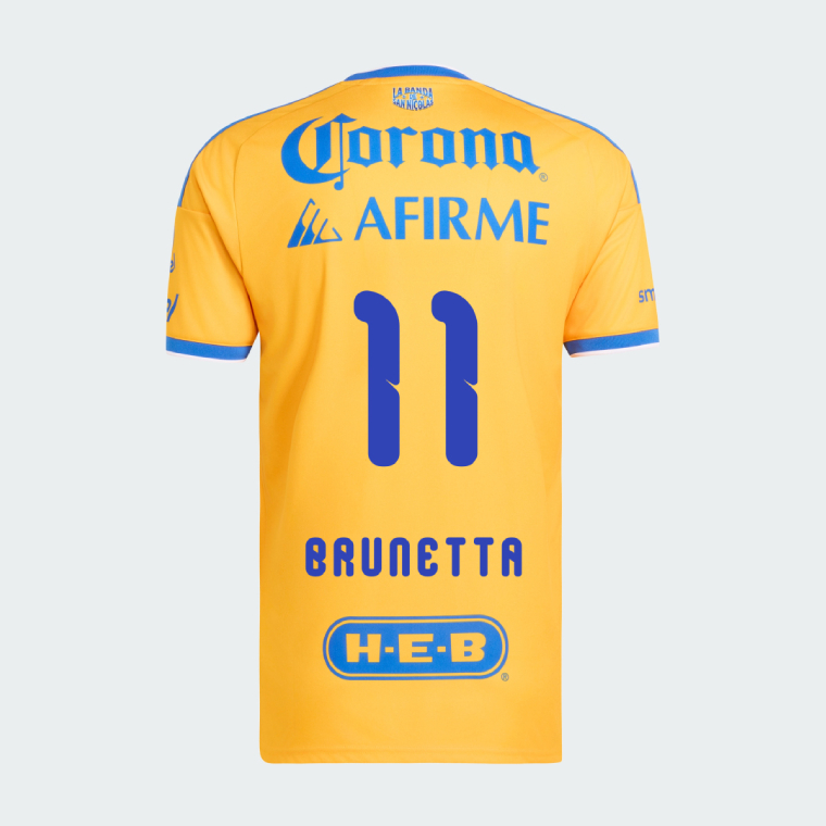 Tigres UANL Home BRUNETTA 11 Jersey 26-27