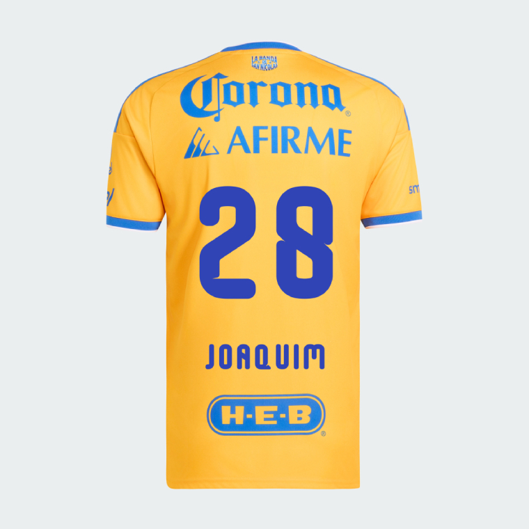 Tigres UANL Home JOAQUIM 28 Jersey 26-27