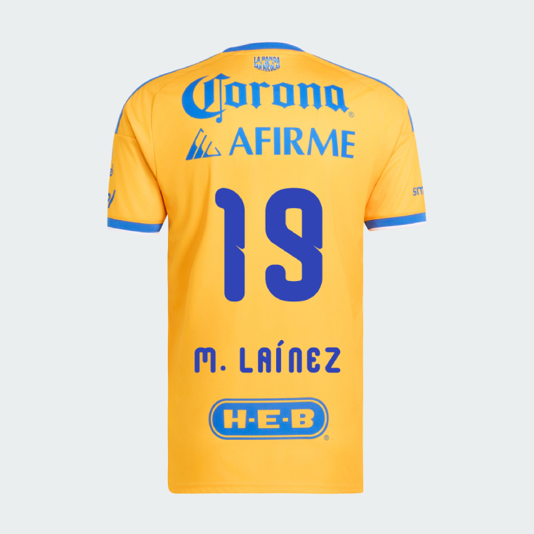 Tigres UANL Home M. LAÍNEZ 19 Jersey 26-27