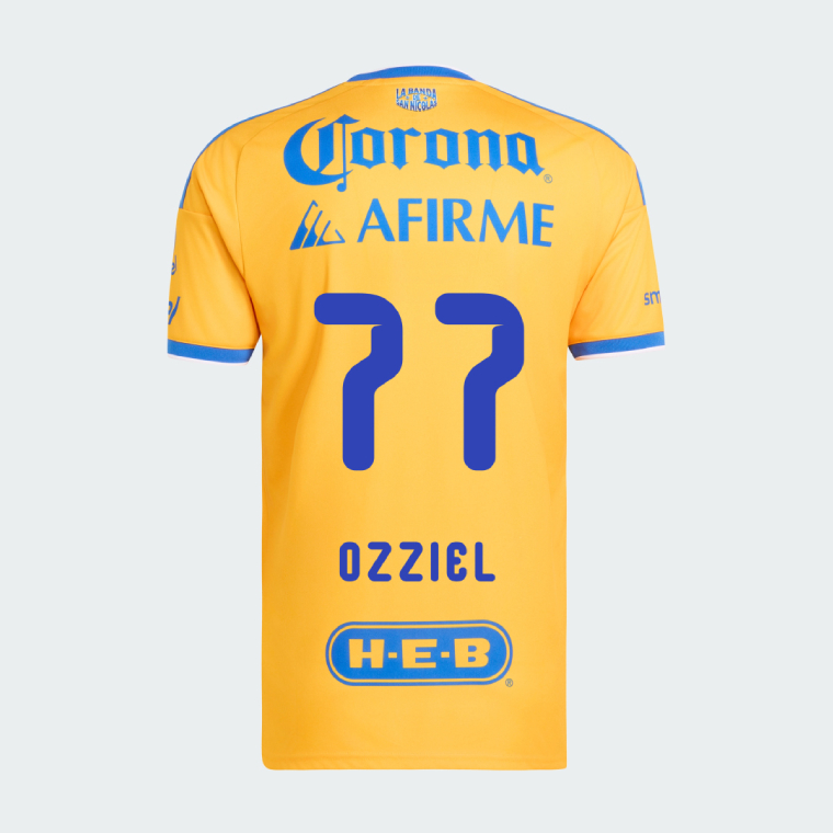Tigres UANL Home OZZIEL 77 Jersey 26-27