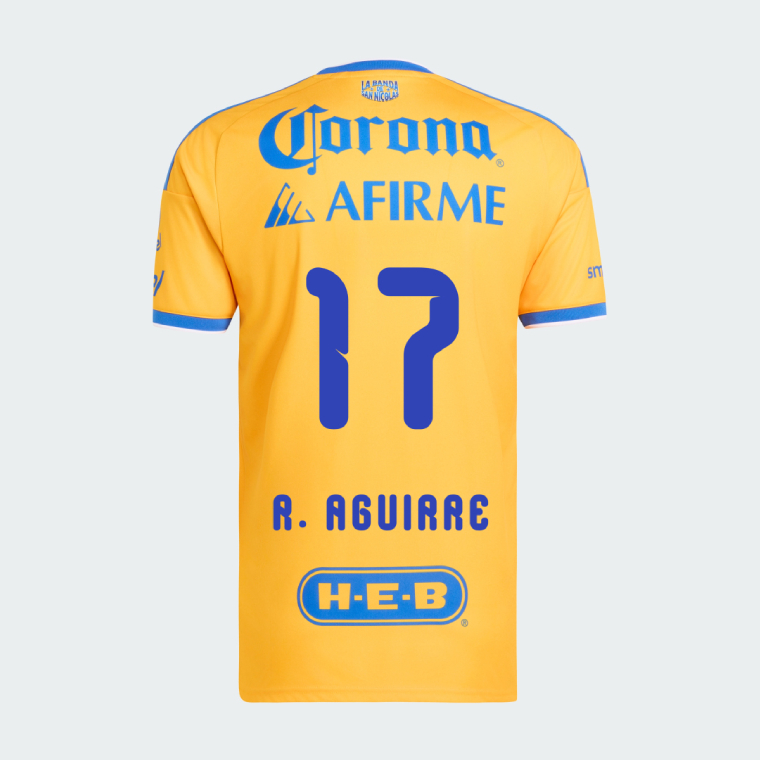 Tigres UANL Home R. AGUIRRE 17 Jersey 26-27