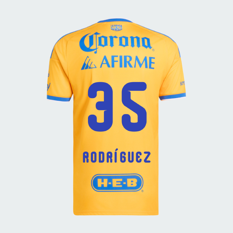 Tigres UANL Home RODRÍGUEZ 35 Jersey 26-27