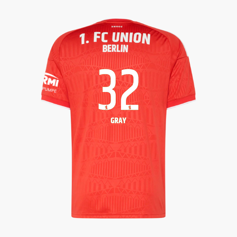 Union Berlin Home GRAY 32 Jersey 26-27