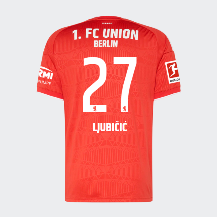 Union Berlin Home LJUBIČIĆ 27 Jersey 26-27