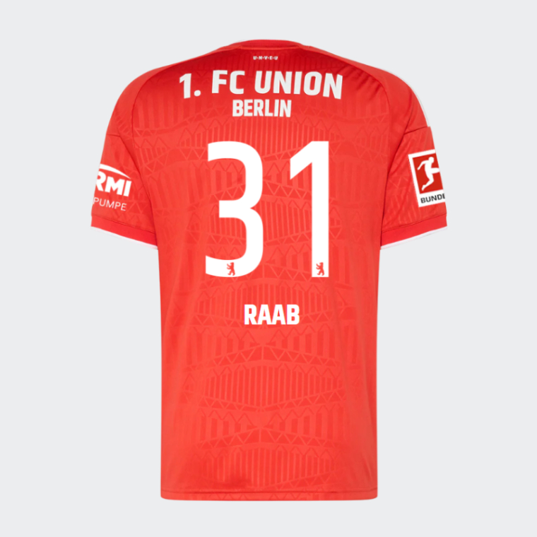 Union Berlin Home RAAB 31 Jersey 26-27