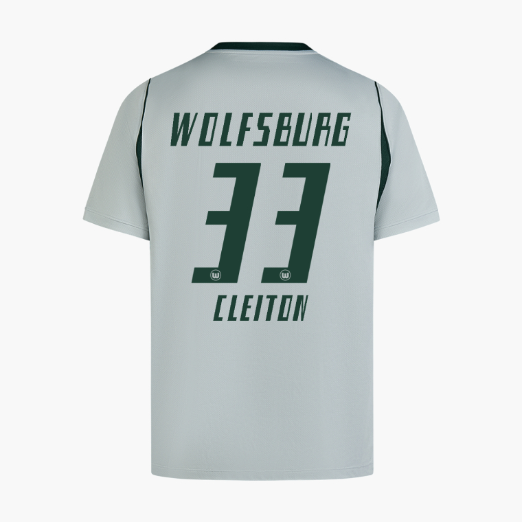 Wolfsburg Away CLEITON 33 Jersey 26-27