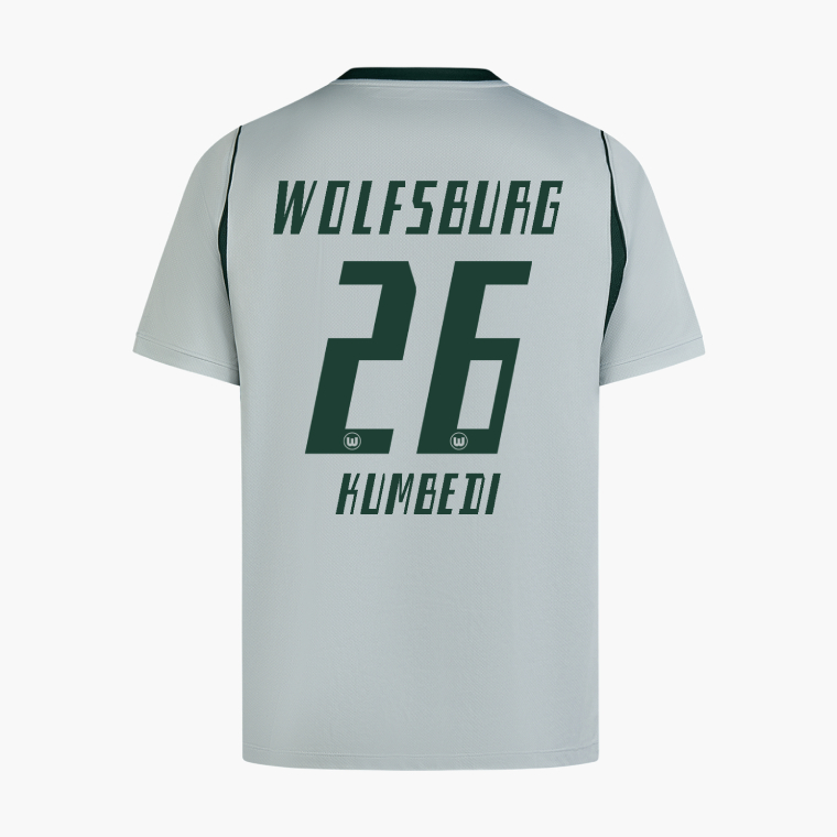 Wolfsburg Away KUMBEDI 26 Jersey 26-27