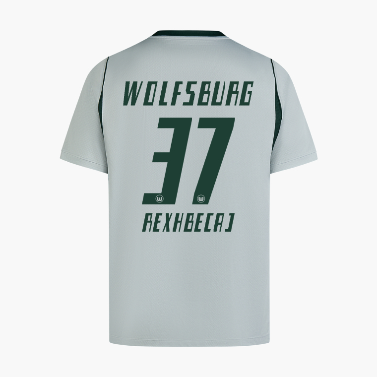 Wolfsburg Away REXHBECAJ 37 Jersey 26-27