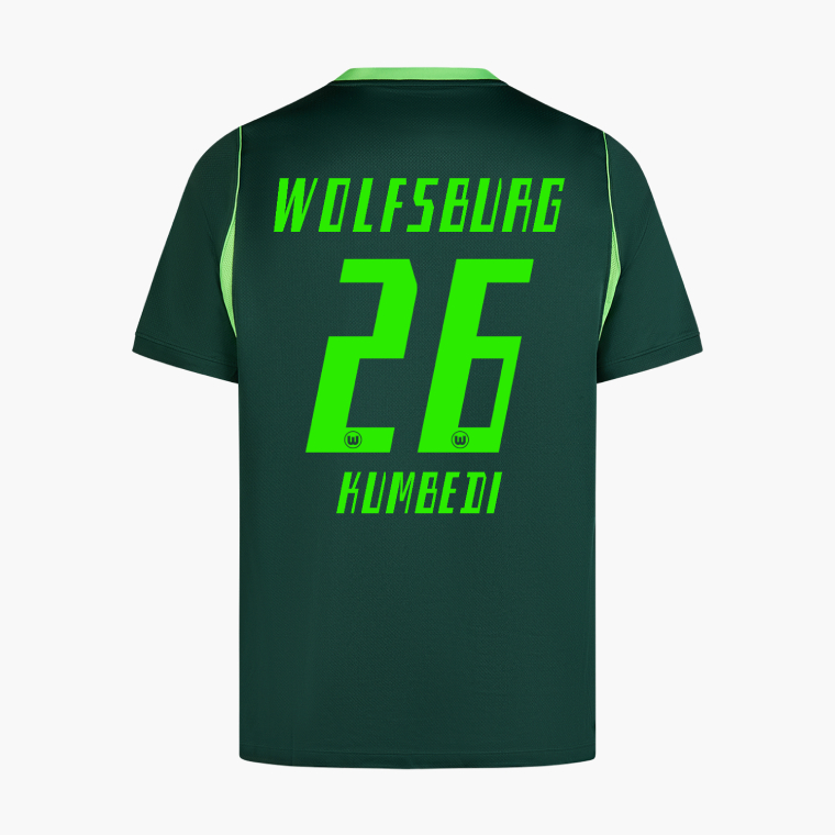 Wolfsburg Home KUMBEDI 26 Jersey 26-27